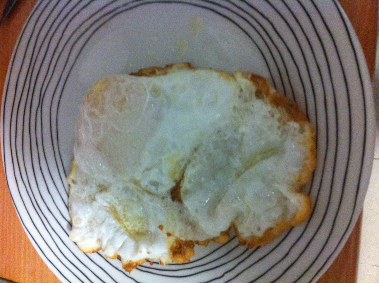 huevo frito de ganso